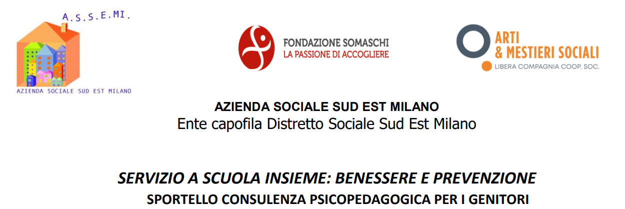 Sportello di consulenza psico pedagogica per genitori.
